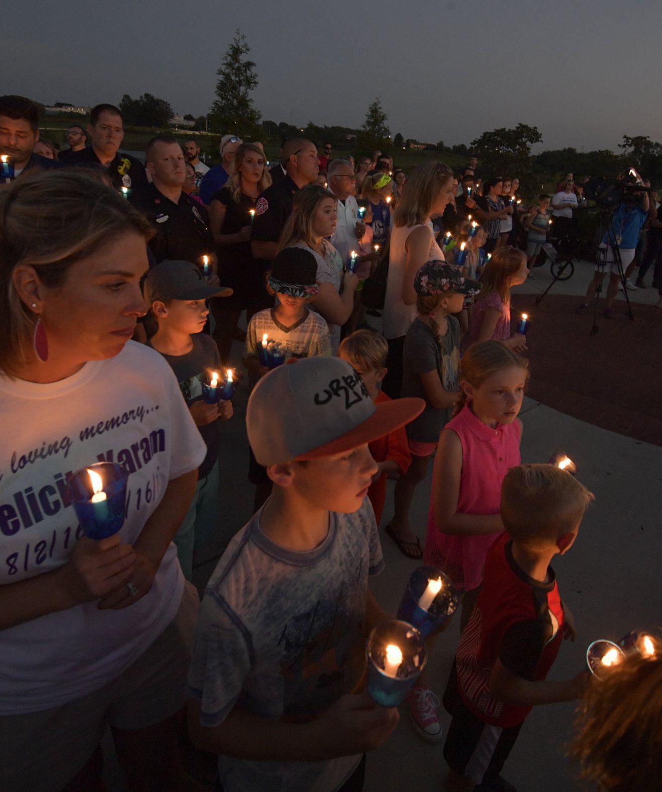 Balloon release and candlelight vigil